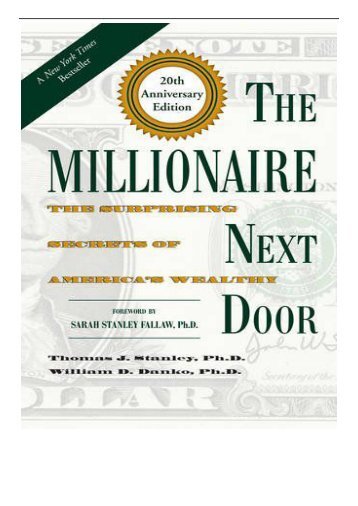 eBook The Millionaire Next Door Free eBook