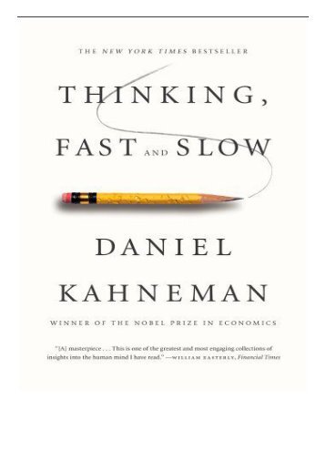 eBook Thinking Fast and Slow International Edition Free books