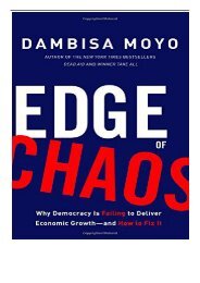 [PDF] Download Edge of Chaos Why Democracy Is Failing to Deliver Economic Growth--And How to Fix It