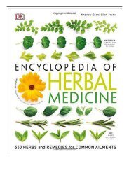 [PDF] Download Encyclopedia of Herbal Medicine 3rd Edition Full Books