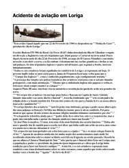 Extratos da obra de António Conde, “História concisa da vila de Loriga – Das origens à extinção do município”. Incluídos dados também pesquisados por António Conde mas não inseridos na sua obra 1
