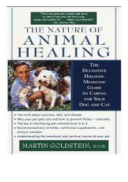[PDF] Download The Nature Of Animal Healing Full ePub