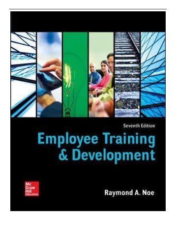 [PDF] Employee Training  Development Irwin Management Full pages