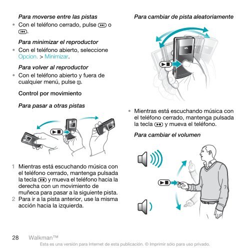 Sony Ericsson W508 Walkman userguide_ES