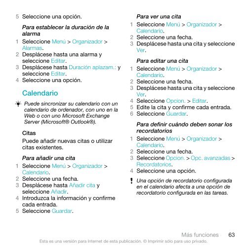 Sony Ericsson W508 Walkman userguide_ES