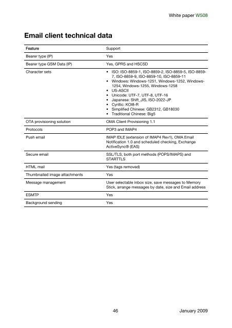 Sony Ericsson W508 Walkman whitepaper_EN