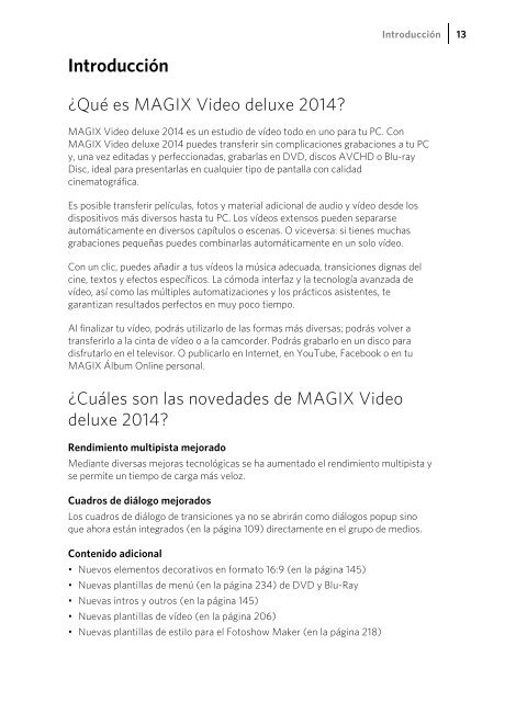 MVDP MAGIX Video deluxe 2014_ES