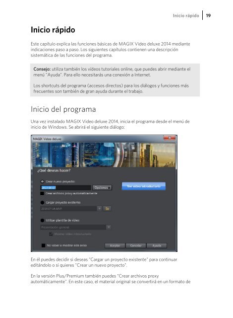 MVDP MAGIX Video deluxe 2014_ES