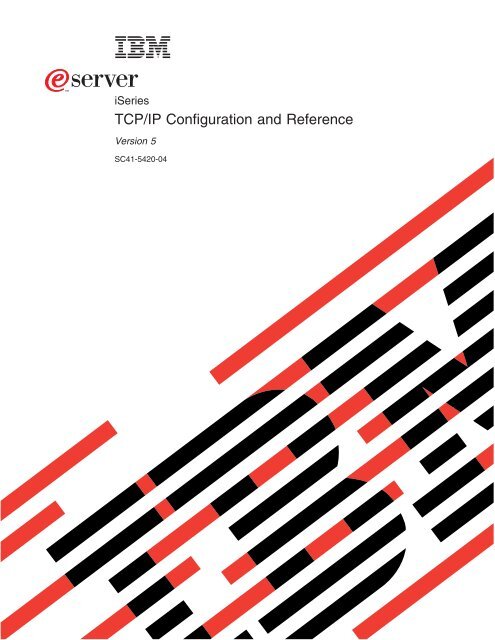 OS/400 TCP/IP Configuration and Reference V5R1 - IBM