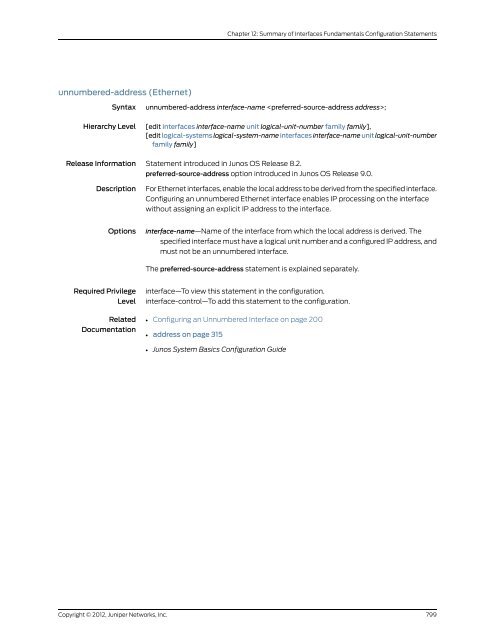 Junos OS Interfaces Fundamentals ... - Juniper Networks