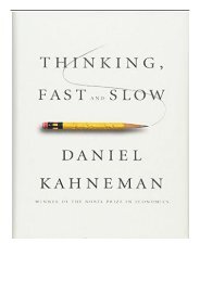 [PDF] Thinking Fast and Slow Full Books