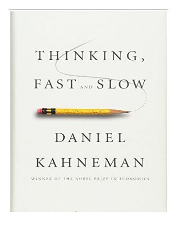 [PDF] Thinking Fast and Slow Full Books