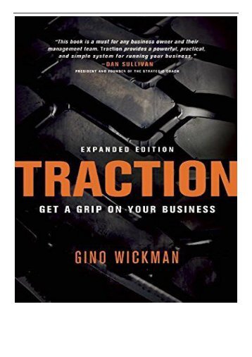 [PDF] Traction Get a Grip on Your Business Full Online