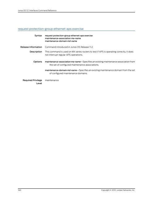 Junos OS Interfaces Command Reference - Juniper Networks