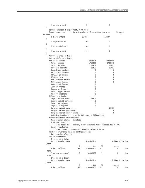 Junos OS Interfaces Command Reference - Juniper Networks