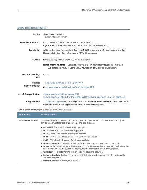 Junos OS Interfaces Command Reference - Juniper Networks