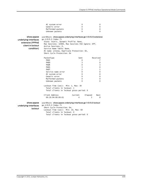 Junos OS Interfaces Command Reference - Juniper Networks