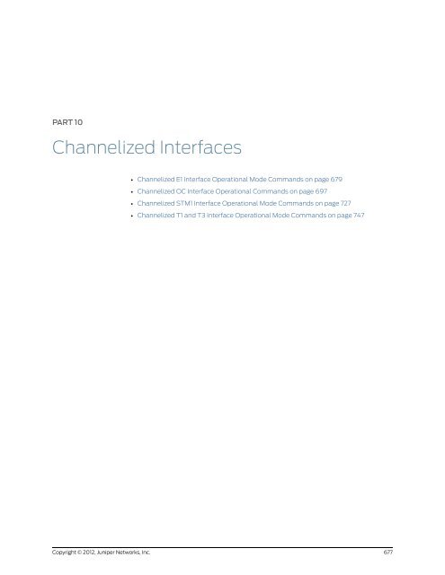 Junos OS Interfaces Command Reference - Juniper Networks