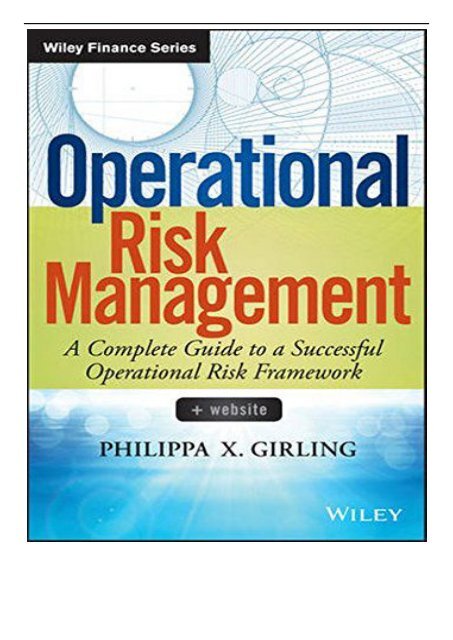 Best PDF Operational Risk Management A Complete Guide to a Successful