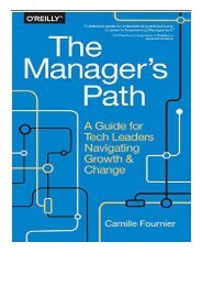 PDF Download The Manager`s Path Full Books