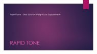  Rapid Tone  Reviews - Diet Pills That Work Fast without Side Effects