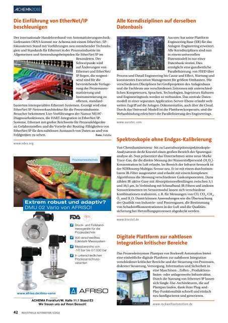 Industrielle Automation 3/2018