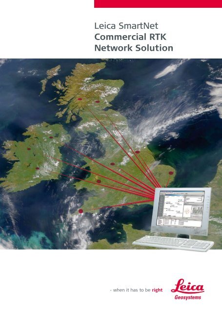 Leica SmartNet Commercial RTK Network Solution