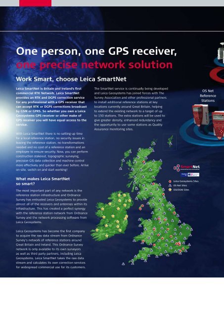 Leica SmartNet Commercial RTK Network Solution