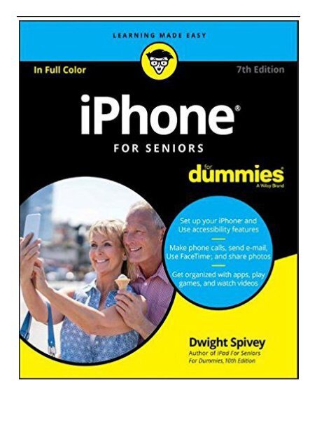 [PDF] iPhone For Seniors For Dummies For Dummies Computer Tech  Full Page