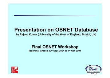 Osnet Magazines