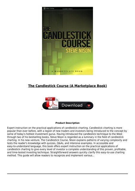 [PDF] The Candlestick Course A Marketplace Book Full Page