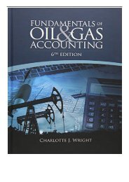 Best PDF Fundamentals of Oil  Gas Accounting Full eBook