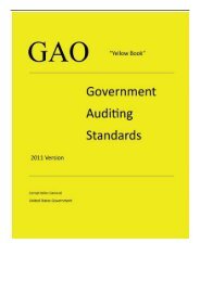Best PDF GAO Yellow Book - Government Auditing Standards - 2011 Version Full Books
