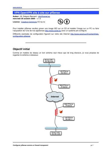 VPN site à site sous pfSense - OSNet.eu