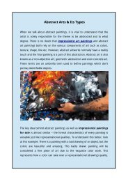 Abstract Arts & Its Types