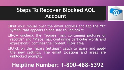 1-800-488-5392 | Recover Blocked AOL Account