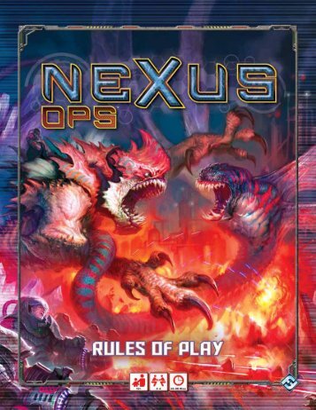 Nexus Ops rules - Fantasy Flight Games