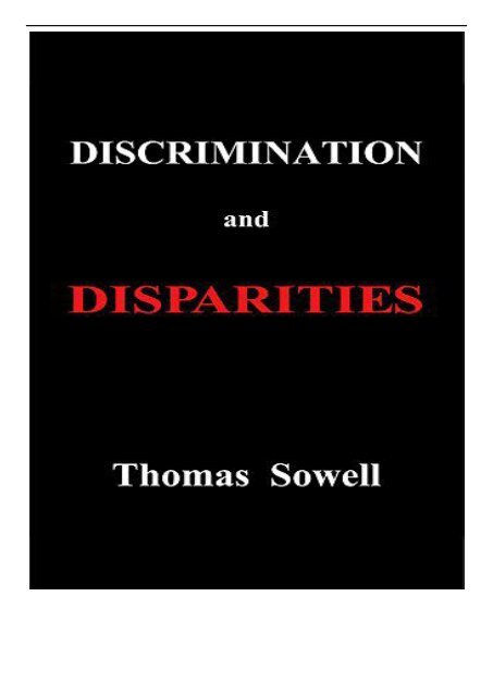 eBook Discrimination and Disparities Free eBook