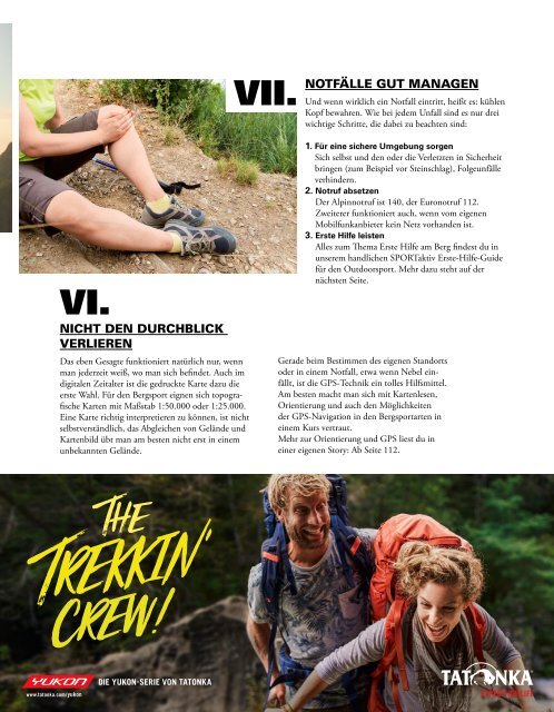 SPORTaktiv Outdoorguide 2018