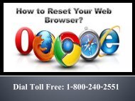 How to Reset Your Web Browser 1-800-240-2551 Toll Free