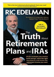[PDF] Download The Truth about Retirement Plans and IRAs Full Online