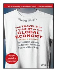[PDF] Download The Travels of a T-shirt in the Global Economy An Economist Examines the Markets Power