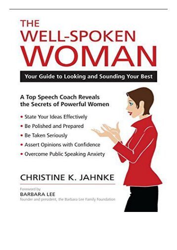 [PDF] Download The Well-Spoken Woman Your Guide to Looking and Sounding Your Best Full ePub