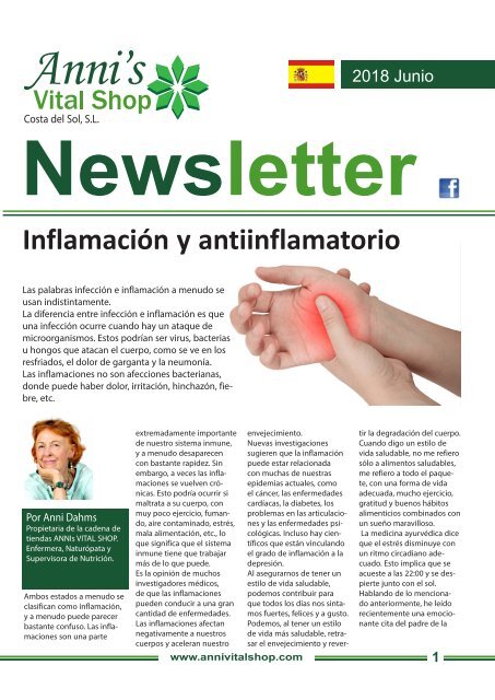 Inflamación y antiinflamatorio