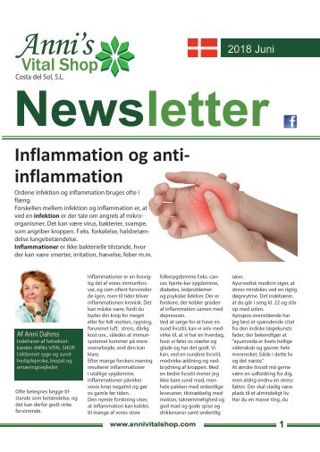 Inflammation og anti- inflammation