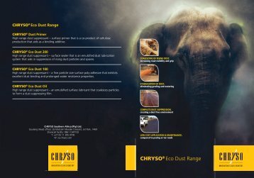 CHRYSO Eco dust Brochure