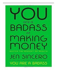 [PDF] Download You Are a Badass at Making Money Master the Mindset of Wealth Full pages