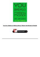Badass Magazines - pdf download you are a badass at making money master the mindset of wealth