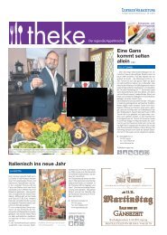 THEKE Oktober 2017 | Der regionale Appetitmacher  