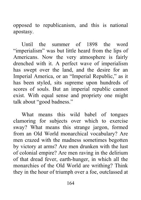 The Peril of the Republic of the United States of America - Percy T. Magan